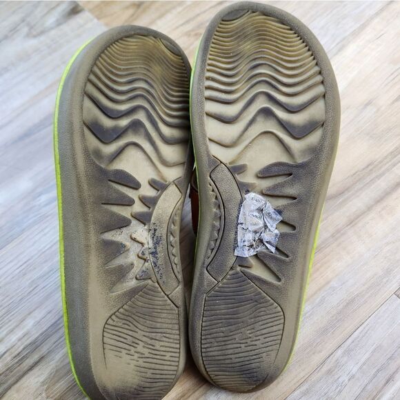 🦄Via Veneto Maui Open Toe Leather Sandals Size 7 - Picture 7 of 9